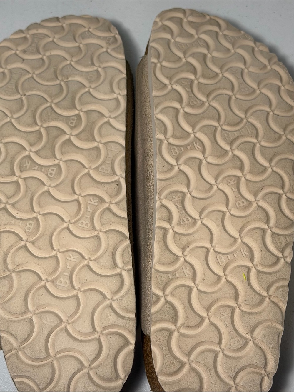 Birkenstock Arizona Big Buckle Taupe Suede Sandals Women’s 39 US 8 - Picture 8 of 8